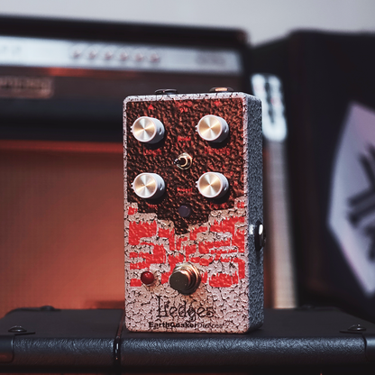 White Black Red Hammered EarthQuaker Devices Ledges Reverb Tri-Dimensional Reverberation Machine at Cult FX HQ