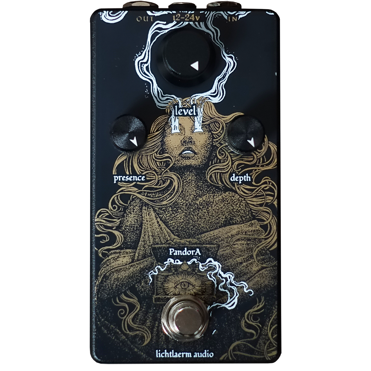 Black gold Power Amp Pedal by Lichtaerm Audio