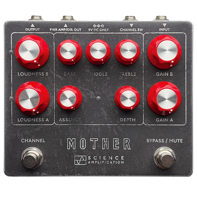 MOTHER ギターエフェクター Science Amplification Mother Preamp | Dual Channel Preamp Guitar