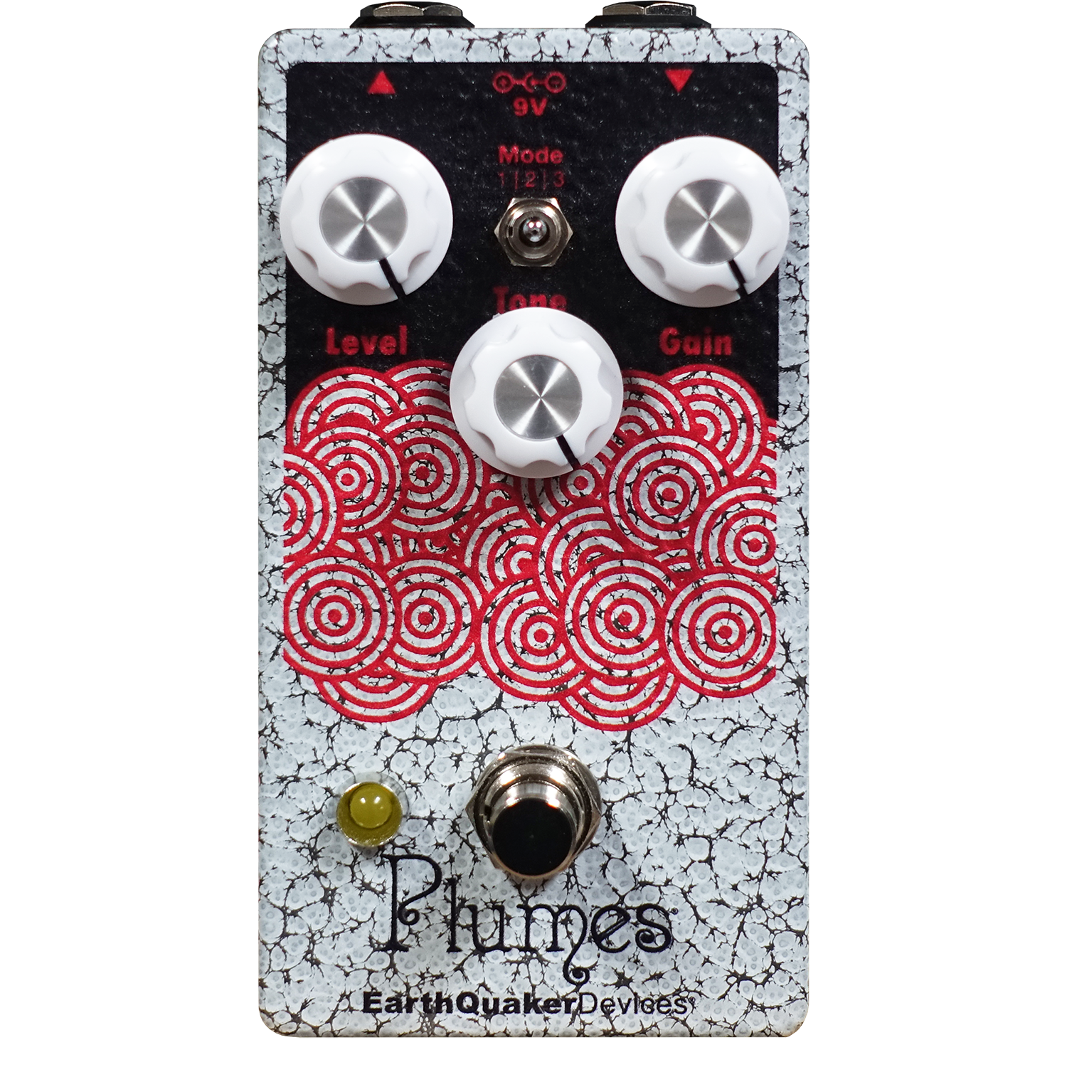 White black red EarthQuaker Devices Plumes Overdrive Pedal Small Signal Shredder for guitars