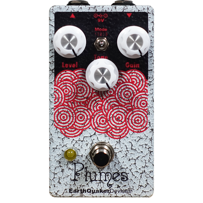 White black red EarthQuaker Devices Plumes Overdrive Pedal Small Signal Shredder for guitars