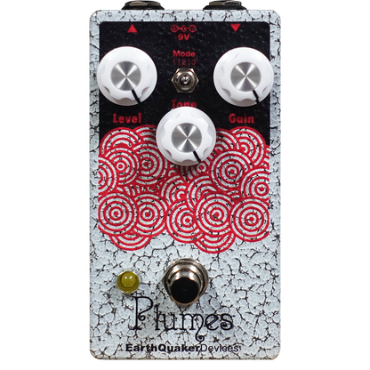 White black red EarthQuaker Devices Plumes Overdrive Pedal Small Signal Shredder for guitars